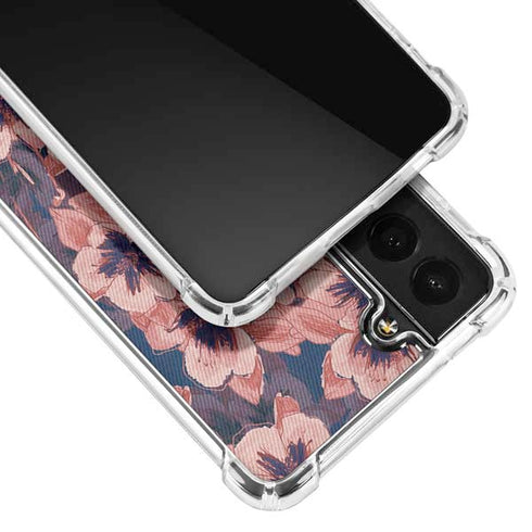 Dark Tapestry Floral Galaxy S21 FE Clear Case
